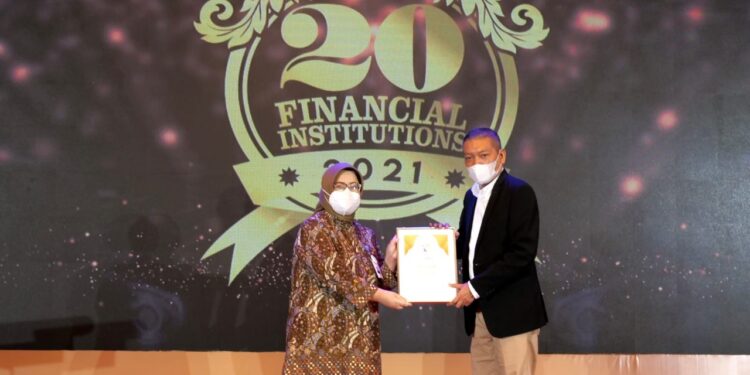 Mampu Pertahankan Kinerjanya, bjb Raih Top 20 Financial Institution 2021