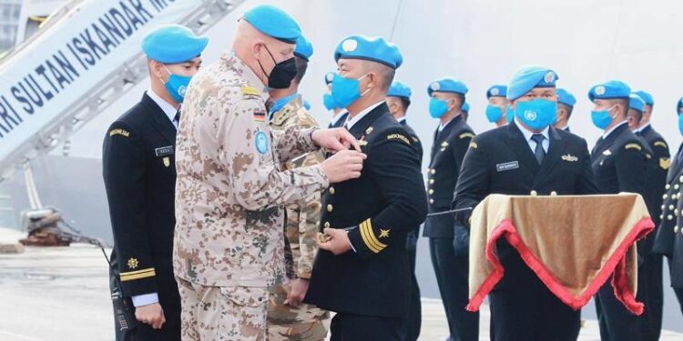 KRI Sultan Iskandar Muda-367 Raih Anugerah Perdamaian