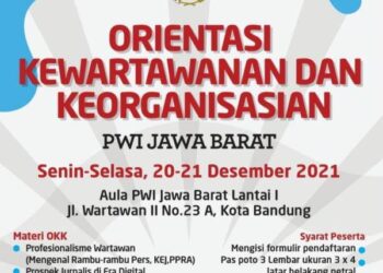 PWI Jabar Gelar OKK Level Pimpinan Redaksi dan Wartawan Pemula
