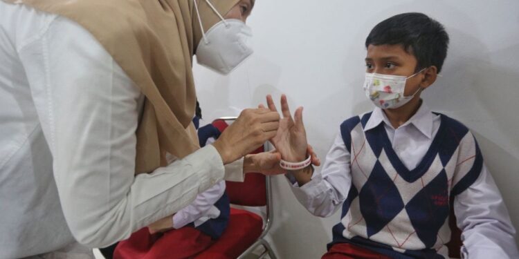 Ribuan Anak di Kota Bandung Telah di Vaksinasi