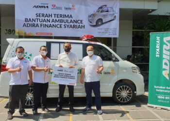 Adira Bantu Dua Unit Ambulan Untuk LazisMu