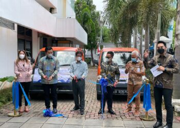 Salurkan Ribuan STB Ke Bali dan Lampung