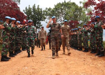 Kunjungan Deputy Force Commander Ke Satgas BGC MONUSCO