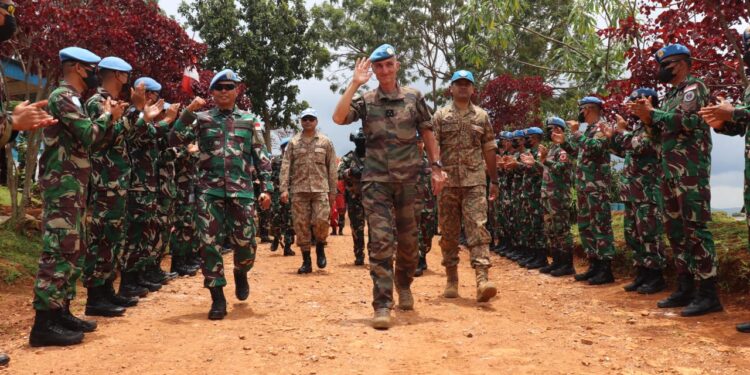 Kunjungan Deputy Force Commander Ke Satgas BGC MONUSCO