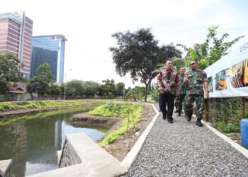 DPRD Apresiasi Kolam Retensi Buatan Pussenkav TNI AD