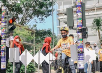 SALUD Dishub Kota Bandung, Edukasi Keselamatan Lalu Lintas Usia Dini