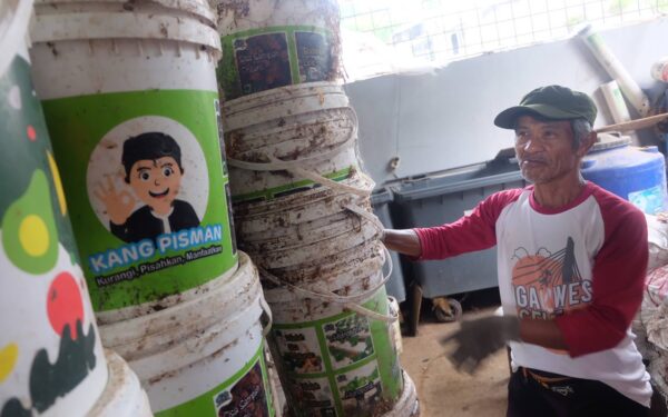 Wow! Terapkan Kang Pisman, TPS Ini Kurangi Sampah Hingga 2,5 Ton