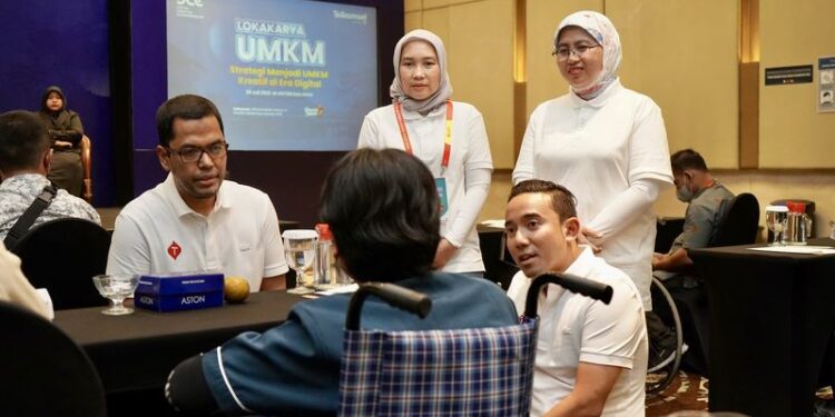 UMKM Komunitas Disabilitas Ikuti Lokakarya Bisnis Dari DCE Telkomsel