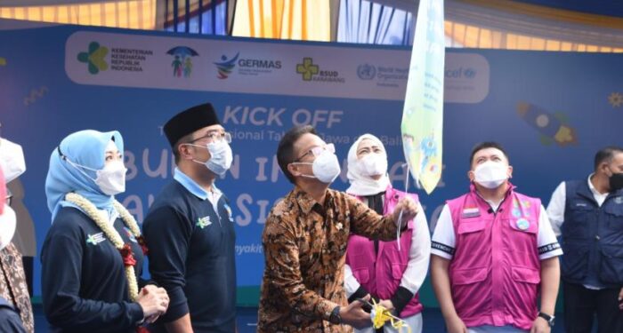 Gubernur dan Kadisdik Hadiri Kick off BIAN 2022 di RSUD Karawang