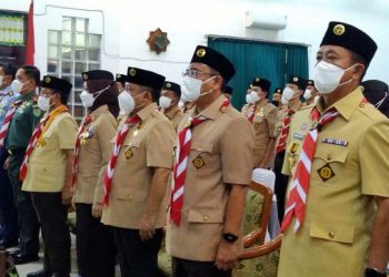 Tedy Rusmawan Sambut Yana Mulyana Ketua Macicab dan Kwarcab Pramuka Kota Bandung Baru