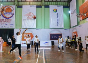 Pos Indonesia Gelar Turnamen Bola Basket BUMN Klaster Logistik