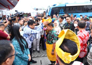 Kasad Kukuhkan Pangdam I/BB Bersama Wali Kota Jadi Bapak Asuh Anak Stunting Kota Medan