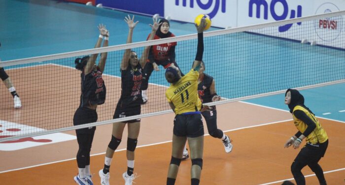 Tim Putri bjb Libas Jakarta BIN 3-0 di Proliga 2023