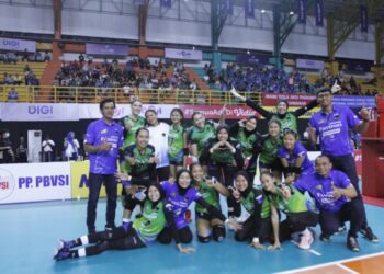 Pertamina Fastron Tekuk Pop Sivo Polwan 3-0