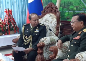 HUT Angkatan Bersenjata, Athan RI Kunjungi Ke Menhan Laos 