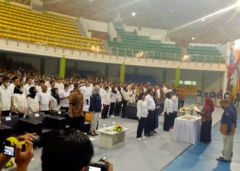 KPU Kota Bandung Lantik 453 PPS Yang Akan di Sebar di 151 Kelurahan