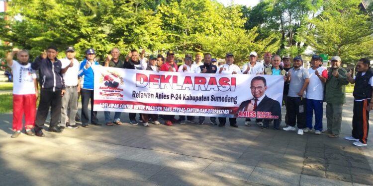 Lagi, Relawan P-24 Sumedang Deklarasikan Anies Baswedan