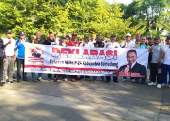 Lagi, Relawan P-24 Sumedang Deklarasikan Anies Baswedan
