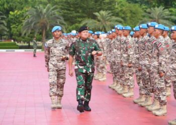 Emban Misi Perdamaian PBB, Panglima TNI Minta Satgas BGC Junjung Tinggi Protap