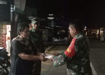 Bantu Warga, Kodim 0602/Serang Bagikan 1000 Paket Sahur