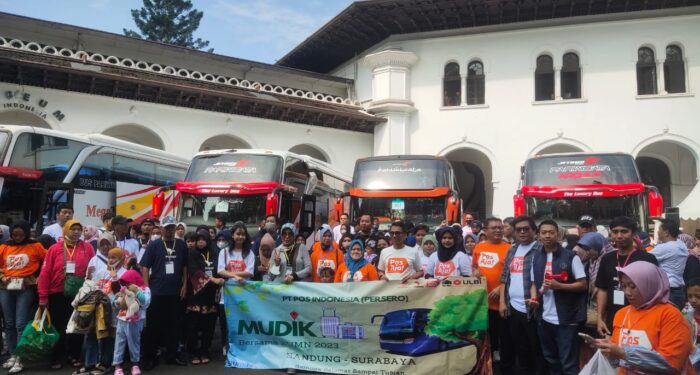 Senangnya Riski dan Agus Bisa Mudik Bersama Pos Indonesia