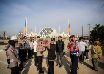 Dishub Kota Bandung Lakukan Rekayasa Jalan di Masjid Al-Jabbar