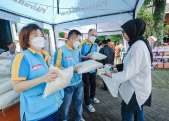 MTP Gelar Pasar Murah, Yana Sebut Moga Meringankan Warga