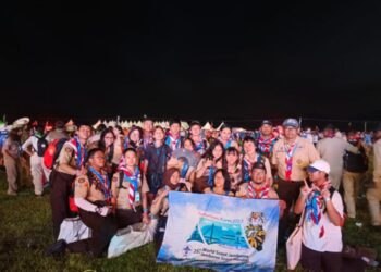 Perkenalkan Angklung Bandung di Indonesia Day Jambore Korea Selatan