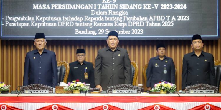Dewan Setujui APBD Perubahan Kota Bandung 2023
