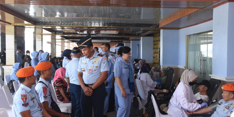 Semarakkan HUT TNI Ke 78, Sejumlah Petinggi TNI Polri Donor Darah & Olah Raga Bersama