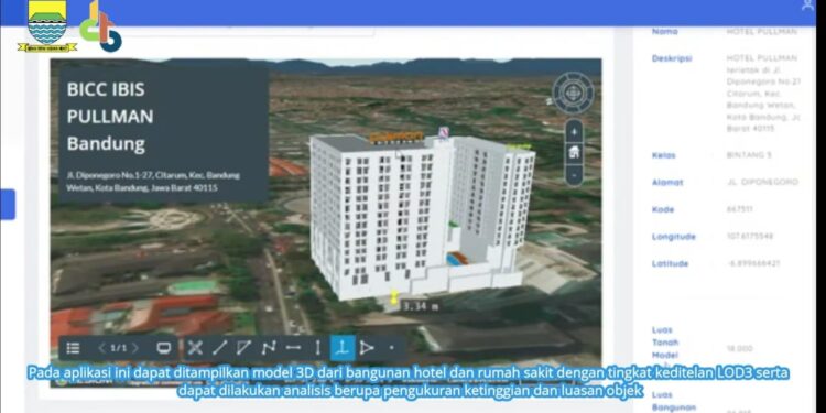 Dengan 3D City Model, PBB Kota Bandung Naik 6,11 Persen