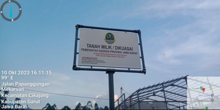 Proyek Gedung Sentra IKM Cabai Garut Senilai Rp 3,4 Milyar Disegel