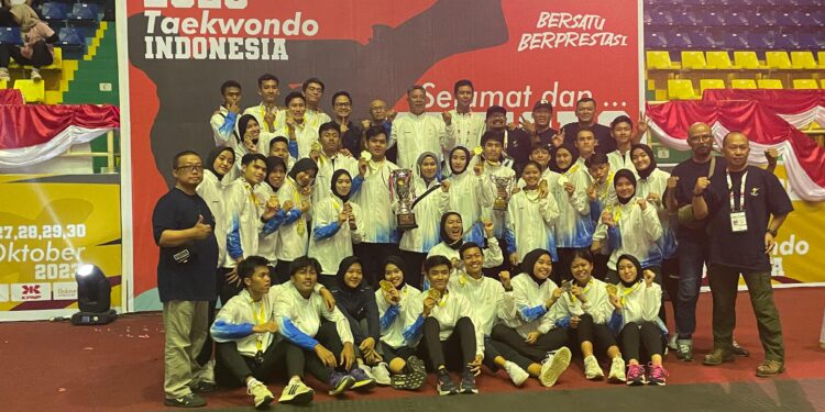 Loloskan 20 Nomor, Taekwondo Jabar Juara Umum di BK PON XXI