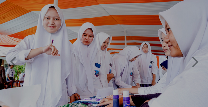 Amalkan Asas Pemilu, SMAN 2 Majalaya Gelar Pilketos