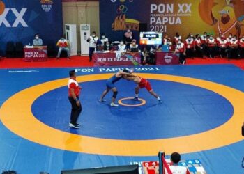 Mantap, Di BK PON Jakarta, Gulat Jabar Raih Medali Segini
