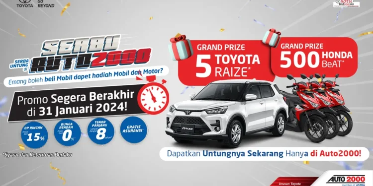 Mau Tau Cara Dapetin Mobil Raize Atau Motor Beat? Simak Caranya