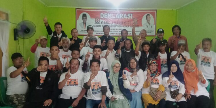 Maju di Pilgub Jabar, Aktivis Deklarasi “Gardu Haru G-25”