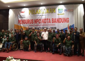 NPCI Kota Bandung Targetkan Juara Umum di Peparda 2026