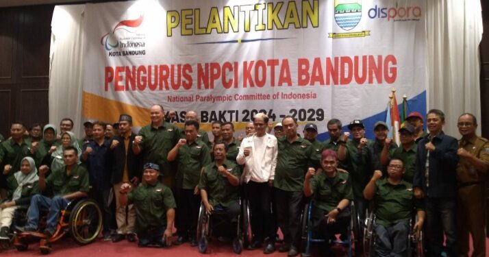 NPCI Kota Bandung Targetkan Juara Umum di Peparda 2026