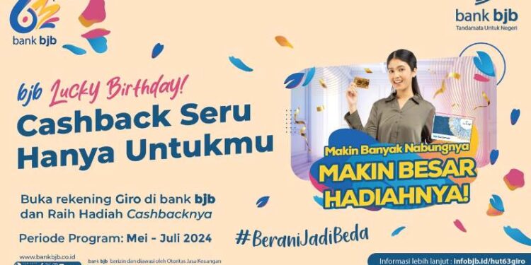 bjb Lucky Birthday 2024 Ngasih Cashbak Hingga Jutaan Rupiah