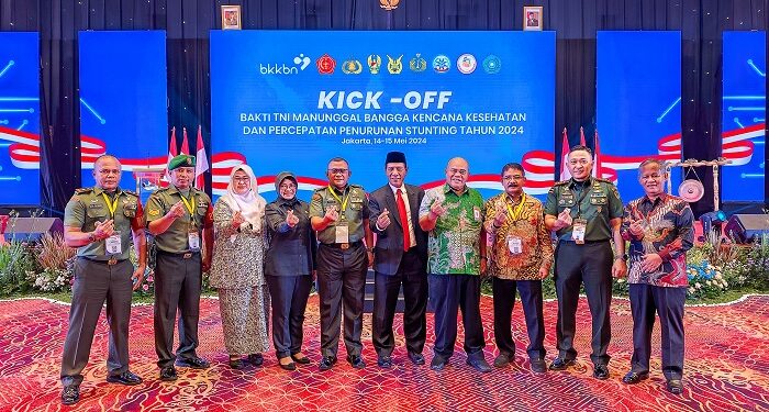 Buka Kick off Bakti TNI Manunggal, Hasto Sebut Babinsa Banyak Membantu BKKBN