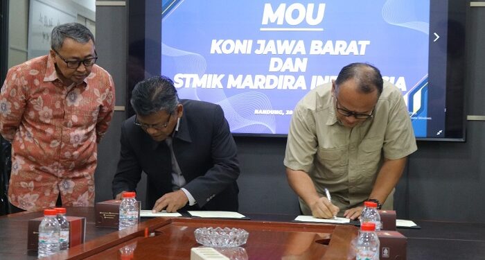 KONI Jabar Sekolahkan Atletnya ke STMIK Mardira