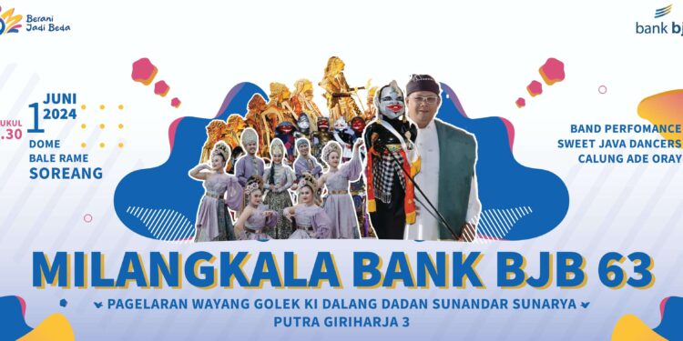 Milangkala bank bjb ke-63 Gelar Wayang Golek di Dome Bale Bale Soreang