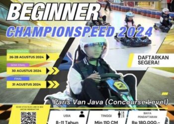 Ada Lomba Gokart di Drift.Inc Paris van Java Bandung, Buru Daftar