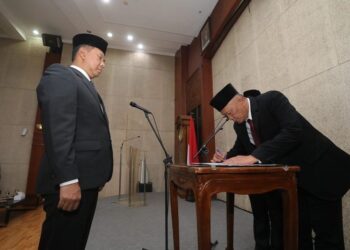 Usai dilantik, Dharmawan Siap Laksanakan Amanah 3 Bulan Kedepan