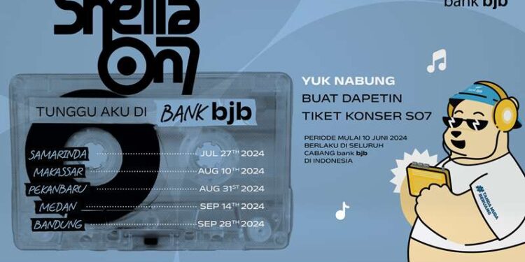 Buka Tabungan bjb Tandamata, Dapatkan Tiket Gratis Konser Sheila On 7