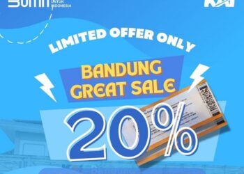 Ada Diskon Tiket KA 20 Persen di ‘Bandung Great Sale’, Berikut Ketentuannya