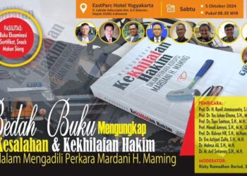 Kasus Mardani H Maming diangkat Dalam Bedah Buku