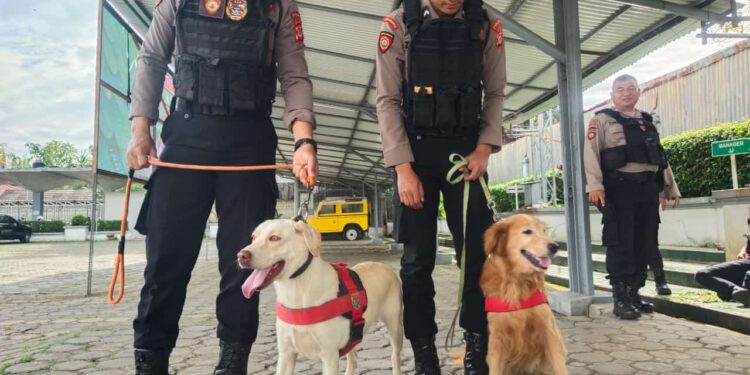 Amankan Daop 2, Polda Jabar Siagakan 2 Anjing Pelacak