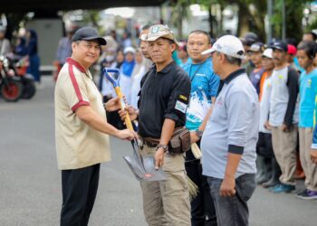 Perdana Jumat Bersih di Cicendo Libatkan 250 Peserta